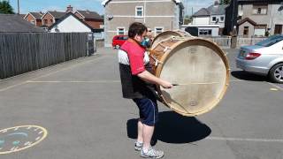 Larne double time  Lambeg drums [upl. by Hteazile]