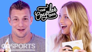 Rob Gronkowski amp Camille Kostek Take a Couples Quiz  GQ Sports [upl. by Mcintosh]