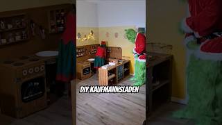 Kaufmannsladen mit funktionierendem Kassen Laufband ✨ der Grinch ist begeistert 😱 kaufladen diy [upl. by Vevine]