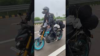 Yamaha mt15 long ride with full of luggage  the delhi Ride  yamaha mt15 [upl. by Ybrek]