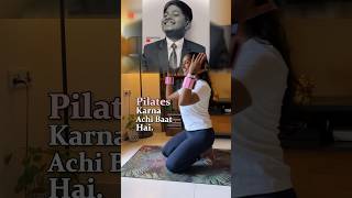 Pilates UPPER BODY Workout Acchi Baat Hai💪🏽💯 fitnesswithapoorva pilates [upl. by Munniks652]