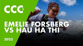 CCC 2023  Fierce battle between Emelie Forsberg and Hau Ha Li [upl. by Oby]