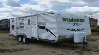 WILDWOOD XLITE 26BH BACKPACK EDITION TRAVEL TRAILER BY FOREST RIVER INC [upl. by Lak]