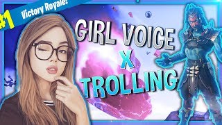 Girl Voice Trolling In Squad Fill💁‍♀️  Fortnite Chapter 2 [upl. by Uzziel]