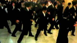 Chasidim dancing at a wedding in Israel [upl. by Yousuf]