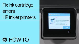 How to fix ink cartridge errors on HP Inkjet printers  HP Support [upl. by Lev]