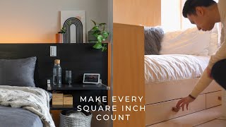 12 Genius Storage Tricks For Small Bedrooms [upl. by Jacquet135]