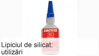 Lipici silicat compoziție formulă proprietăți timp de uscare [upl. by Philender21]