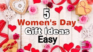 5 Amazing DIY Womens Day Gift Ideas During Quarantine  Womens Day Gifts  Womens Day Gifts 2021 [upl. by Essam]