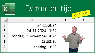 Datum en tijd de basis [upl. by Yzeerb]