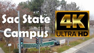 California State University Sacramento  CSUS  4K Campus Drone Tour [upl. by Sackville63]