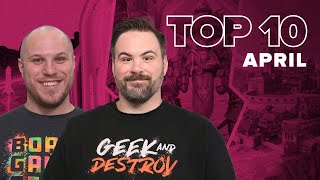 Top 10 Hottest Board Games April 2024  The Best of BGG [upl. by Roper]