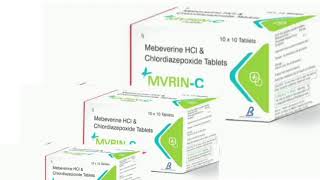 MVRIN C Tablets Mebeverine HCI amp Chlordiazepoxide Tablets [upl. by Puklich843]