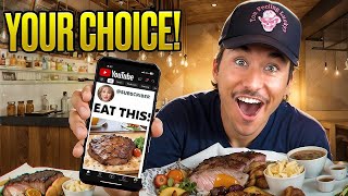 Letting My Subscribers Decide Where I Eat For 24 Hours [upl. by Fredi]