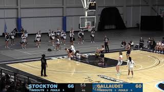 Womens Basketball vs Gallaudet [upl. by Arramahs]