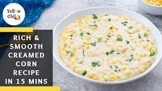 Ultimate Creamed Corn Recipe A Rich Comforting Classic in 15 Minutes [upl. by Bilat]