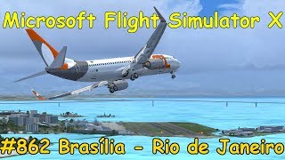 Lets Play Microsoft Flight Simulator X Teil 862 Brasília  Rio de Janeiro 44 Gefährlicher Anflug [upl. by Nymrak]