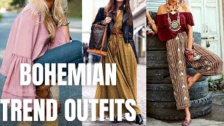 Chic Bohemian Trend Outfit Ideas How to Wear Boho Outfit in Spring Summer [upl. by Alicirp]