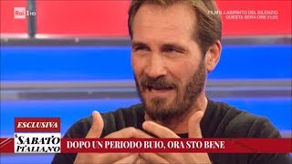 Maurizio Aiello shock quotSe sei malato in tv vieni discriminatoquot  Il sabato italiano 27012018 [upl. by Sadick]