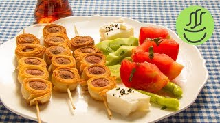 5 Dakikada ÇITIR BÖREK TARİFİ  ŞİPŞAK SOSİSLİ BÖREK [upl. by Haimirej]