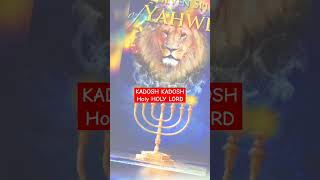 JESUS KADOSH KADOSH ADONAI ELOHIM  HOLY HOLY LORD shorts jesus worship praise kadosh holy [upl. by Salohcim]