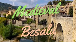 Besalú Spain Most Beautiful Medieval Village Near Girona [upl. by Arahsat]