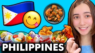 Eating ONLY PHILIPPINES FOOD for 24 HOURS [upl. by Newfeld]