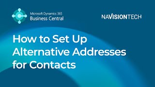 How to Set Up Alternative Addresses for Contacts  tutorial microsoft [upl. by Church]