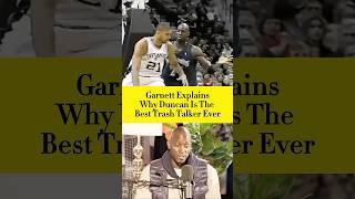 Kevin Garnett Explains Why Tim Duncan Is the Best Trash Talker Ever 🤔🔥 kevingarnett timduncan [upl. by Celestia177]