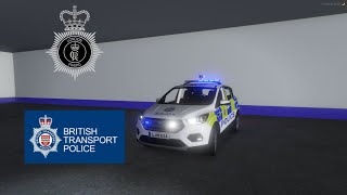 London FivePD  BTP British Transport Police  Blue Light Run [upl. by Cirnek]