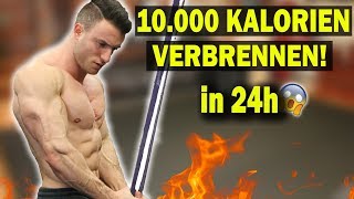 10000 KALORIEN IN 24 STUNDEN VERBRENNEN  Schaffe ich die heftigste Challenge meines Lebens [upl. by Hsu]