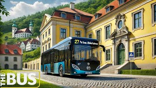 THE BUS  VDL Citea LLE 127 3D  Line 27  Thrustmaster T300 RS Gameplay [upl. by Bailar]