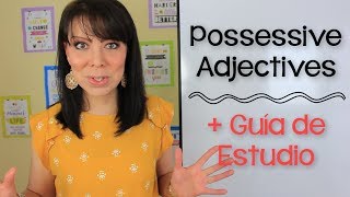 CÓMO USAR LOS ADJETIVOS POSESIVOS EN INGLÉS [upl. by Jerald503]