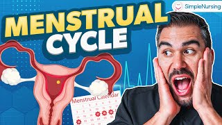 Menstrual Cycle Phases Nursing  Follicular Phase amp Luteal Phase Med Surg [upl. by Karel]