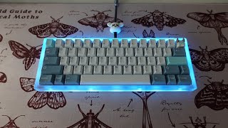 Moontower v2 PC with OPBlack Switches Typing Sound Test [upl. by Adnirem963]