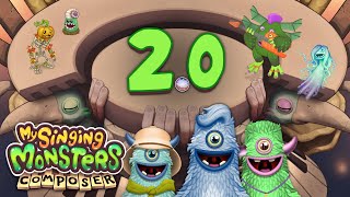 My Singing Monsters Composer  Version 20 Update Showcase [upl. by Ahsuatal]