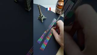 🇫🇷Eiffel Tower Fireworks Unveiled 🎆 art diy france scratchart [upl. by Vaughan892]