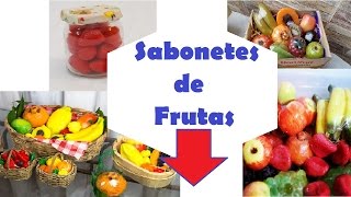 Como fazer sabonetes de frutas – Sabonetes artesanais [upl. by Elleyoj]