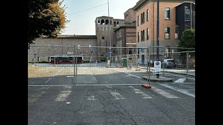 Un parcheggio sotterraneo nel centro storico di Piacenza [upl. by Attenrad]