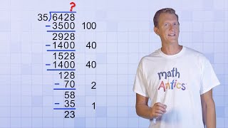 Math Antics  Division With Partial Quotients [upl. by Stewardson]