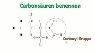 Carbonsäuren benennen  Was macht man bei mehreren funktionellen Gruppen [upl. by Mlehliw]