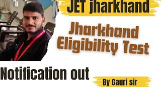 JET Notification Out  Assistant Professor  By Gauri Sir [upl. by Adnoma266]