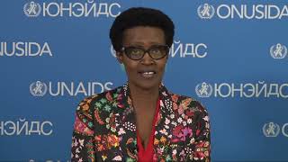 Winnie Byanyima on the Global Funds 7th Replenishment Prep Meeting [upl. by Llehctim]