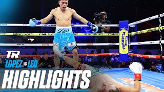 Angelo Leo SLEEPS Venado Lopez In KO Of The Year Candidate  FIGHT HIGHLIGHTS [upl. by Severn995]