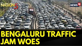 Bengaluru Bandh News  Debate Over Bengaluru Traffic Jam  Bengaluru Traffic Jam Reason  News18 [upl. by Eseekram]