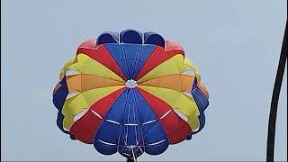 parasailing clangute beach goa 16 may 2024 [upl. by Ativet]