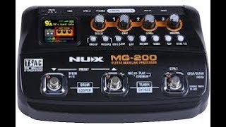 Boss ME80 vs NUX MG200 [upl. by Jessamine403]