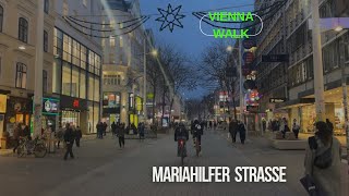 Vienna Walk Cea mai populară stradă de shopping din Viena “￼Mariahilferstraße” [upl. by Ainoz238]