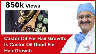 Castor Oil For Hair Growth Is Castor Oil Good For Hair Growth  HairMD Pune  In HINDI [upl. by Sathrum]