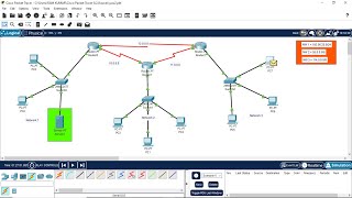 DHCP Dynamic Host Configuration Protocol Server Using Dynamic Routing in Cisco Packet Tracer [upl. by Millford]